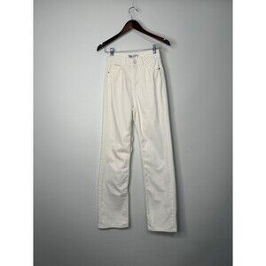 NWT Zara Super High Rise Straight Leg Full Length Jeans Size 2